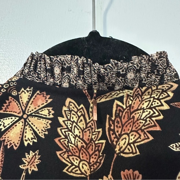MISA Garance Top in Gilded Paisley Ruffles Black Size Small Womens - Picture 6 of 10